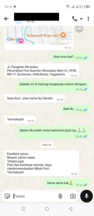 testimoni massage id massage.co.id